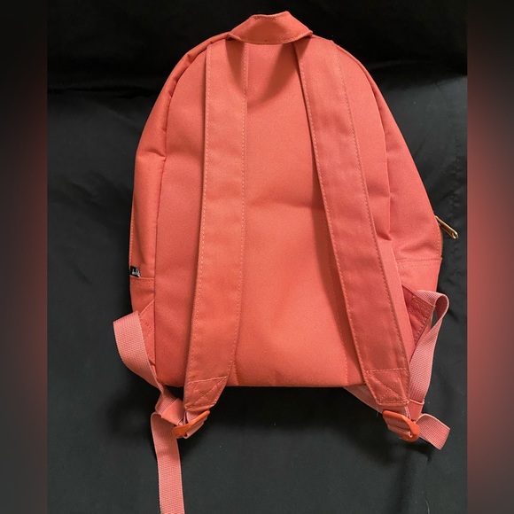 Herschel backpack, coral and maroon. 14”H 10”L 5-6”W - Picture 4 of 7